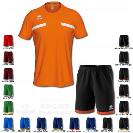ERREA MARK & BARNEY SET futball mez + nadrág SZETT - narancssárga-fehér