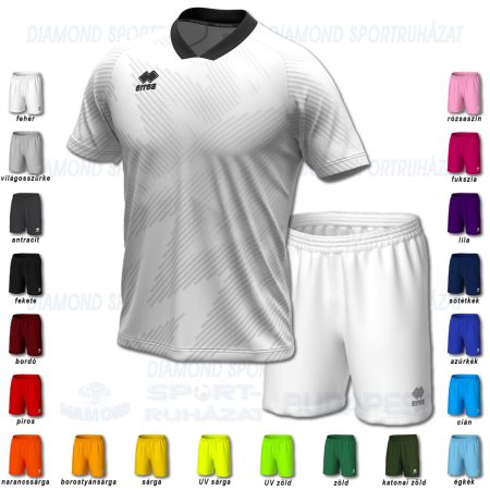 ERREA PETER & NEW SKIN SET futball mez + nadrág SZETT - fehér