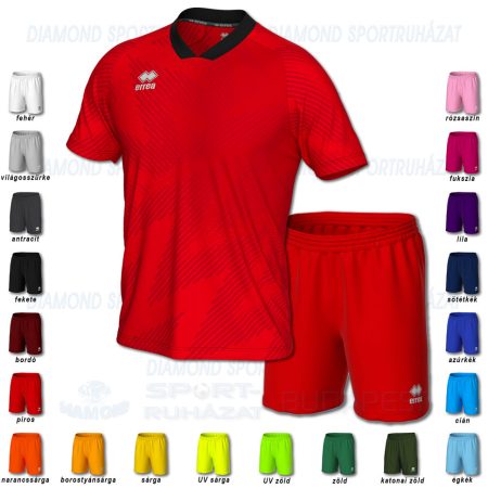 ERREA PETER & NEW SKIN SET futball mez + nadrág SZETT - piros