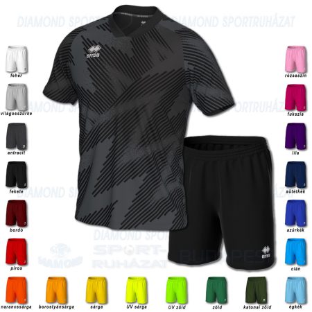 ERREA PETER & NEW SKIN SET futball mez + nadrág SZETT - fekete