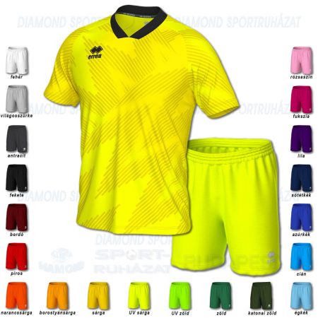 ERREA PETER & NEW SKIN SET futball mez + nadrág SZETT - UV sárga