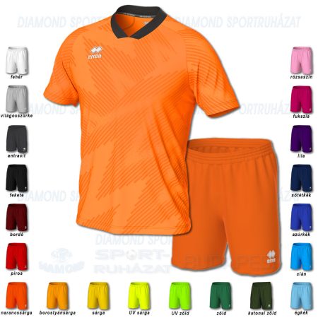 ERREA PETER & NEW SKIN SET futball mez + nadrág SZETT - UV narancssárga