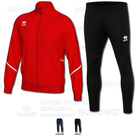 ERREA MARLON & FLANN 3.0 SET edző- és szabadidő melegítő felső + nadrág SZETT - piros