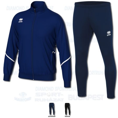 ERREA MARLON & FLANN 3.0 SET edző- és szabadidő melegítő felső + nadrág SZETT - sötétkék