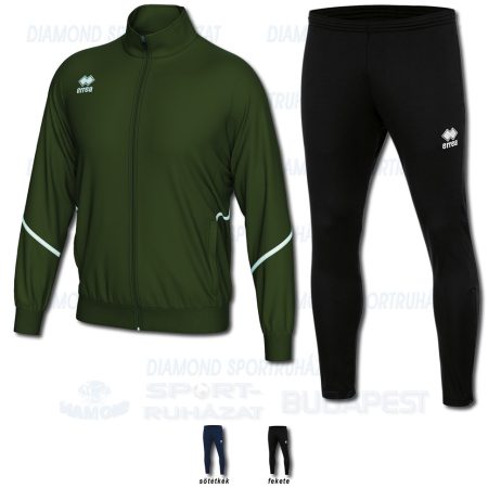 ERREA MARLON & FLANN 3.0 SET edző- és szabadidő melegítő felső + nadrág SZETT - katonai zöld