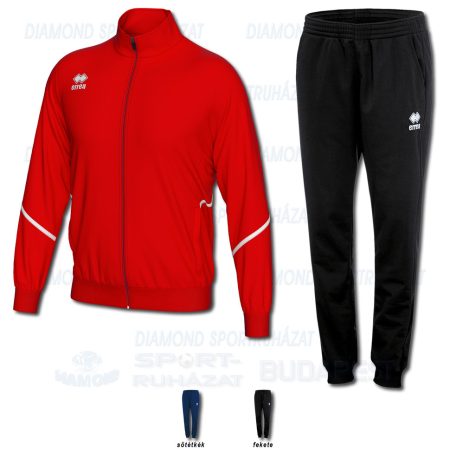 ERREA MARLON & VANESSA WOMAN 3.0 SET edző- és szabadidő melegítő felső + női nadrág SZETT - piros