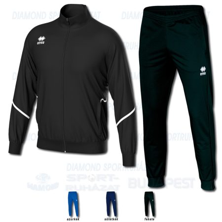 ERREA MARLON & MILO 3.0 SET edző- és szabadidő melegítő felső + nadrág SZETT - fekete