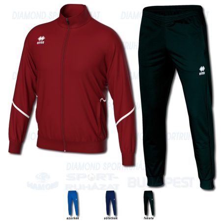 ERREA MARLON & MILO 3.0 SET edző- és szabadidő melegítő felső + nadrág SZETT - bordó