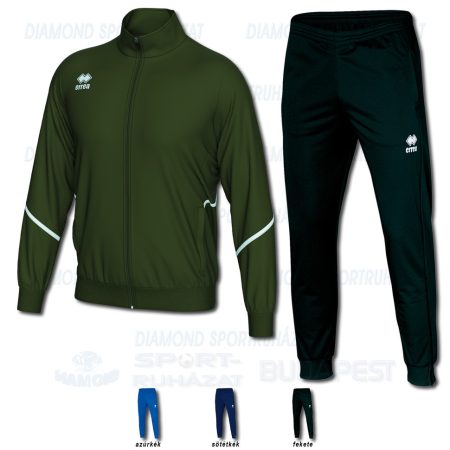 ERREA MARLON & MILO 3.0 SET edző- és szabadidő melegítő felső + nadrág SZETT - katonai zöld