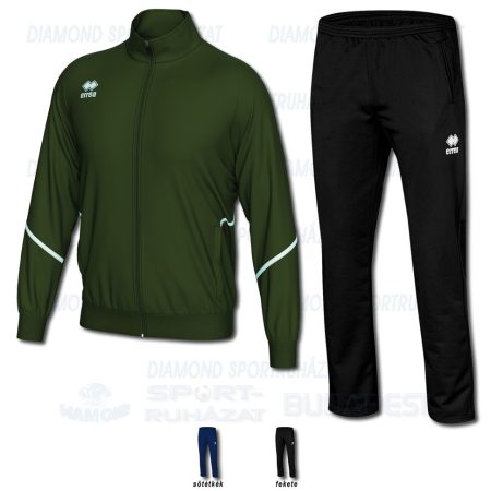 ERREA MARLON & CLAYTON 3.0 SET edző- és szabadidő melegítő felső + nadrág SZETT - katonai zöld