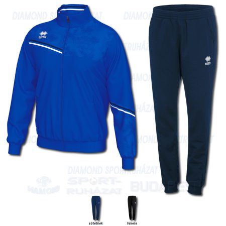 ERREA ELTON & VANESSA WOMAN 3.0 SET cipzáras edző- és szabadidő melegítő felső + női nadrág SZETT - azúrkék-sötétkék-fehér