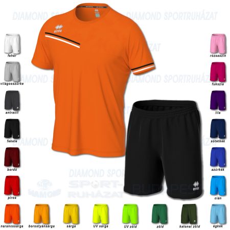 ERREA EVAN & NEW SKIN SET futball mez + nadrág SZETT - narancssárga-fekete-fehér