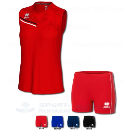 ERREA ELOY WOMAN & PREMIER WOMAN SET női röp- és kosárlabda mez + női nadrág SZETT - piros-fekete-fehér