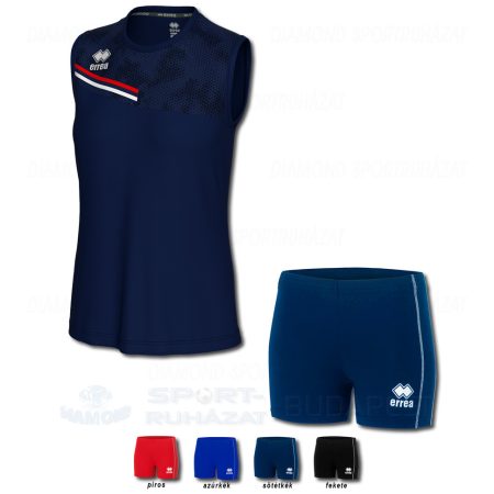 ERREA ELOY WOMAN & PREMIER WOMAN SET női röp- és kosárlabda mez + női nadrág SZETT - sötétkék-piros-fehér