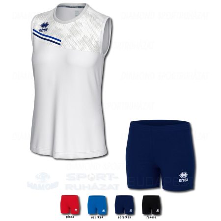 ERREA ELOY WOMAN & VOLLEYBALL WOMAN SET női röp- és kosárlabda mez + női pamutnadrág SZETT - fehér-azúrkék-sötétkék
