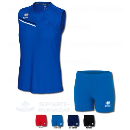 ERREA ELOY WOMAN & VOLLEYBALL WOMAN SET női röp- és kosárlabda mez + női pamutnadrág SZETT - azúrkék-sötétkék-fehér
