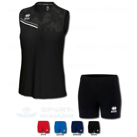 ERREA ELOY WOMAN & VOLLEYBALL WOMAN SET női röp- és kosárlabda mez + női pamutnadrág SZETT - fekete-antracit-fehér