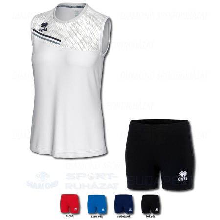 ERREA ELOY WOMAN & VOLLEYBALL WOMAN SET női röp- és kosárlabda mez + női pamutnadrág SZETT - fehér-fekete-antracit