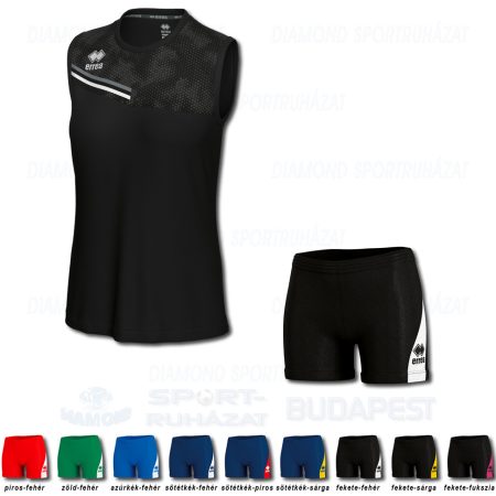 ERREA ELOY WOMAN & AMAZON 3.0 WOMAN SET női röp- és kosárlabda mez + női nadrág SZETT - fekete-antracit-fehér
