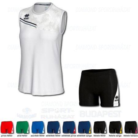 ERREA ELOY WOMAN & AMAZON 3.0 WOMAN SET női röp- és kosárlabda mez + női nadrág SZETT - fehér-fekete-antracit