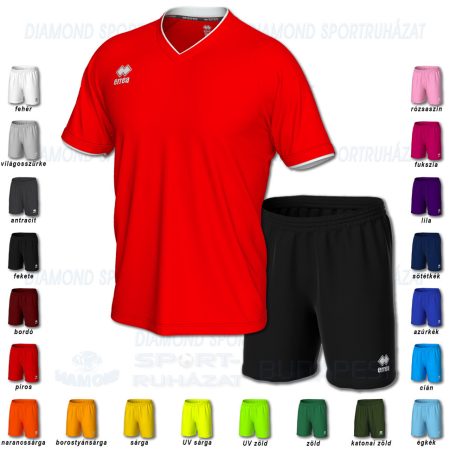 ERREA LEONARD & NEW SKIN SET futball mez + nadrág SZETT - piros-fehér