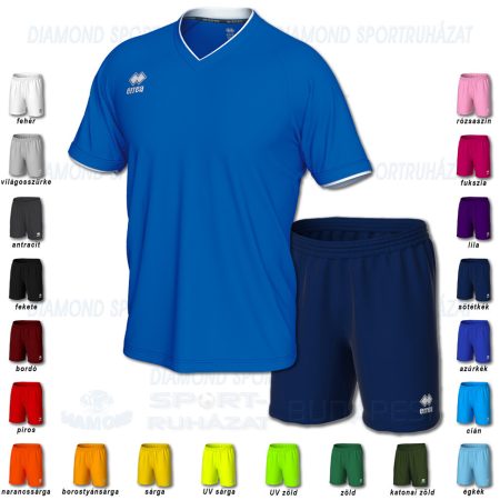 ERREA LEONARD & NEW SKIN SET futball mez + nadrág SZETT - azúrkék-fehér