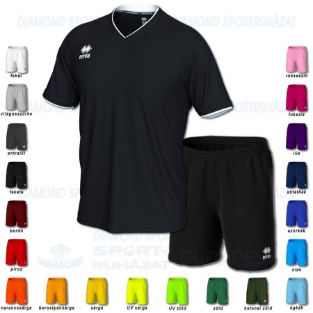 ERREA LEONARD & NEW SKIN SET futball mez + nadrág SZETT - fekete-fehér