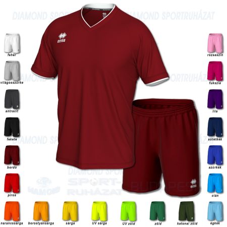 ERREA LEONARD & NEW SKIN SET futball mez + nadrág SZETT - bordó-fehér