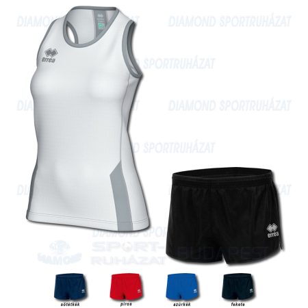 ERREA REGIS WOMAN & BLAST SET női atléta mez + unisex nadrág SZETT - fehér-világosszürke