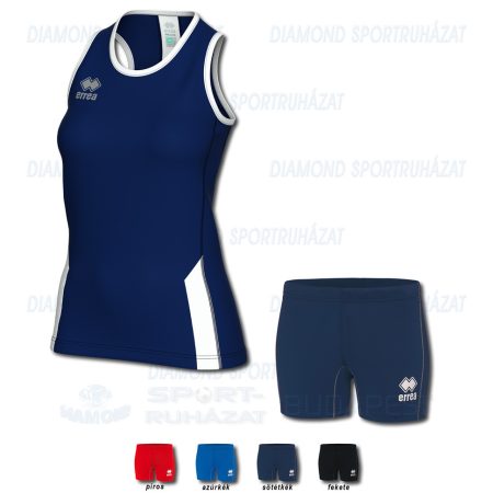 ERREA REGIS WOMAN & GWEN WOMAN SET női atléta mez + női nadrág SZETT - sötétkék-fehér