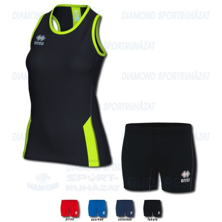 ERREA REGIS WOMAN & GWEN WOMAN SET női atléta mez + női nadrág SZETT - fekete-UV zöld