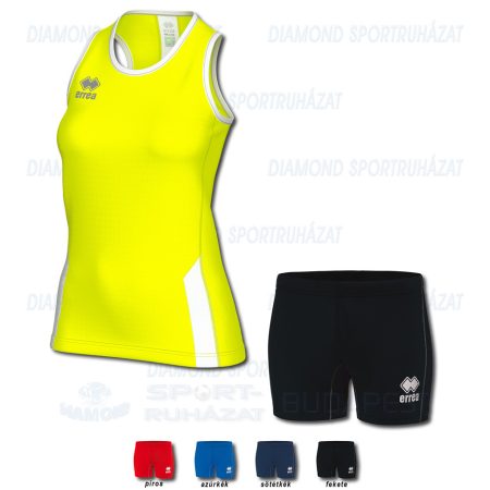 ERREA REGIS WOMAN & GWEN WOMAN SET női atléta mez + női nadrág SZETT - UV sárga-fehér
