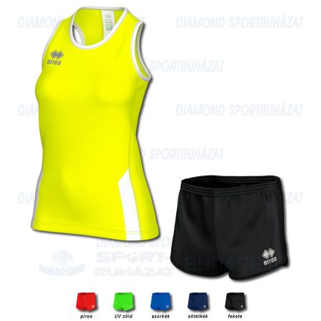 ERREA REGIS WOMAN & MEYER SET női atléta mez + unisex nadrág SZETT - UV sárga-fehér