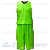   ERREA HOUSTON SENIOR KIT férfi kosárlabda mez + nadrág KIT - UV zöld-fehér [L]