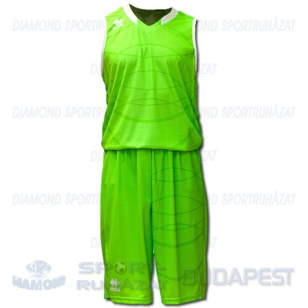 ERREA HOUSTON SENIOR KIT férfi kosárlabda mez + nadrág KIT - UV zöld-fehér [L]