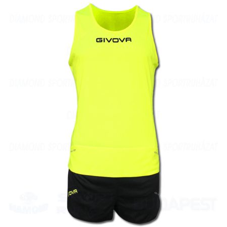GIVOVA NEW YORK KIT atléta mez + nadrág KIT - UV sárga-fekete