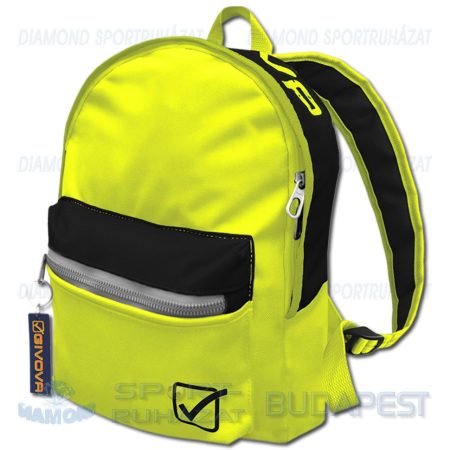GIVOVA MASTER iskolai hátizsák - UV sárga-fekete