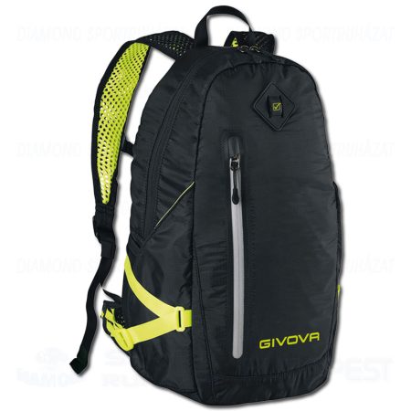 GIVOVA ARIUS iskolai hátizsák - fekete-UV sárga