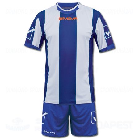 GIVOVA CATALANO SENIOR KIT futball mez + nadrág KIT - királykék-fehér [M]