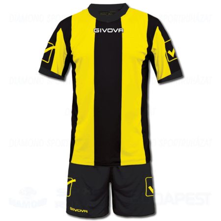 GIVOVA CATALANO SENIOR KIT futball mez + nadrág KIT - sárga-fekete