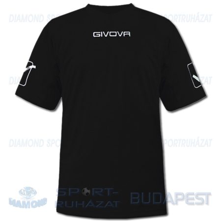 GIVOVA MC SHIRT futball mez - fekete