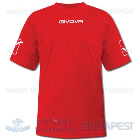 GIVOVA MC SHIRT futball mez - piros