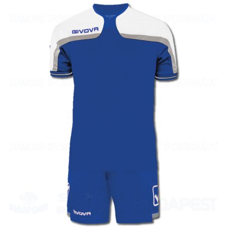 GIVOVA AMERICA SENIOR KIT futball mez + nadrág KIT - királykék-fehér