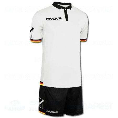 GIVOVA WORLD SENIOR KIT futball mez + nadrág KIT - fehér-fekete [L]