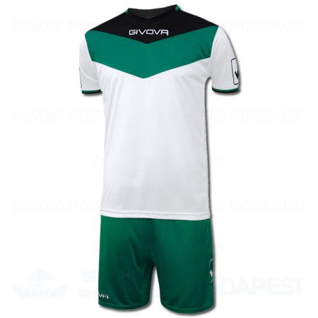 GIVOVA CAMPO KIT futball mez + nadrág KIT - fekete-zöld