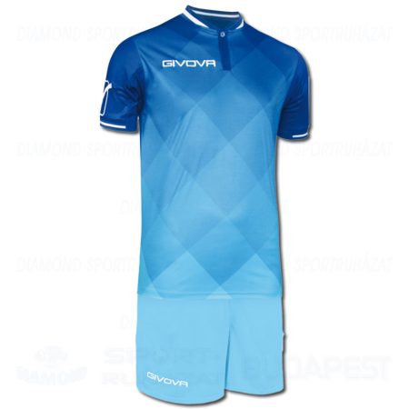 GIVOVA SHADE SENIOR KIT futball mez + nadrág KIT - királykék-égkék