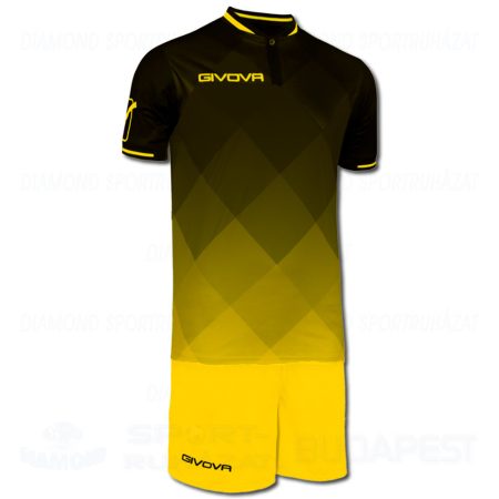 GIVOVA SHADE SENIOR KIT futball mez + nadrág KIT - fekete-sárga