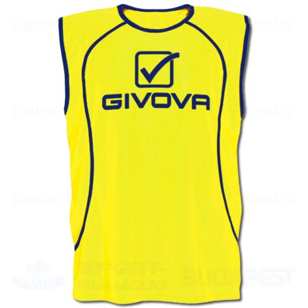 GIVOVA CASACCA FLUO SPONSOR megkülönböztető trikó - UV sárga [L/XL]