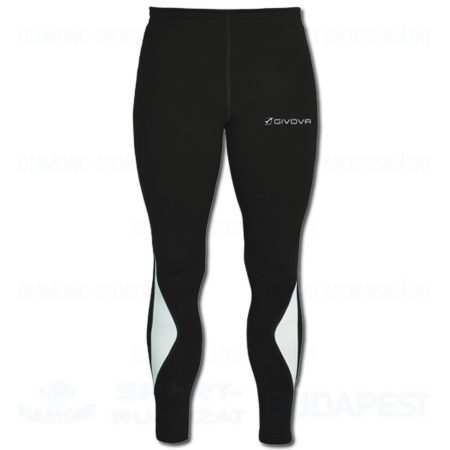 GIVOVA RUNNING LONG PANT elasztikus futónadrág (hosszú szárú) - fekete