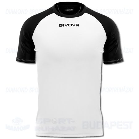 GIVOVA SHIRT CAPO futball mez - fehér-fekete